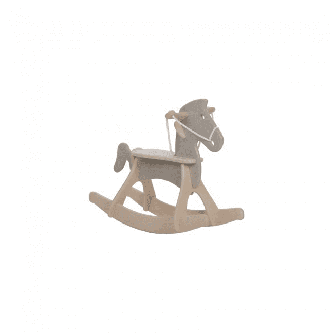 cavalli a dondolo in legno